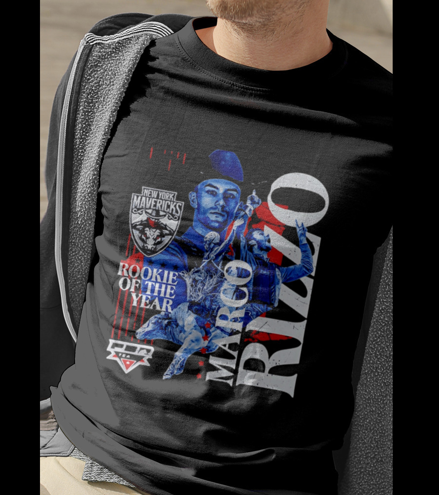 Marco Rizzo New York Mavericks PBR 2026 Rookie Of The Year T-Shirt