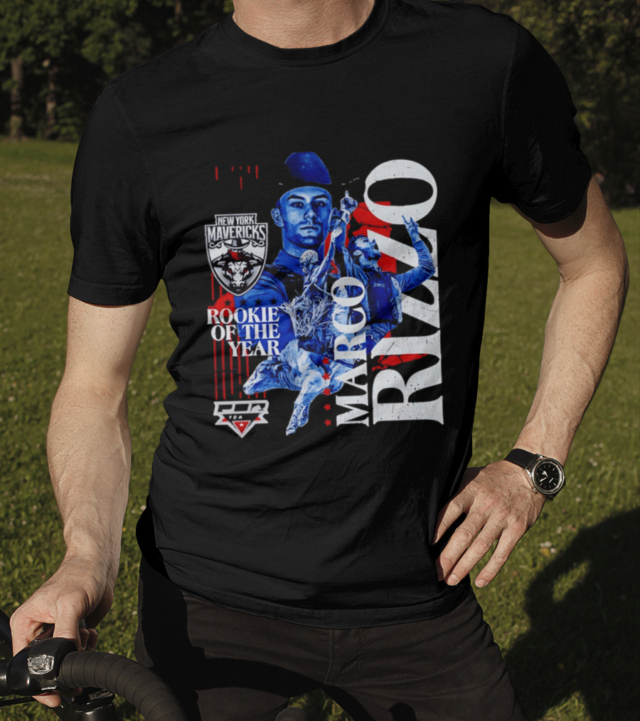 Marco Rizzo New York Mavericks PBR 2026 Rookie Of The Year T-Shirt