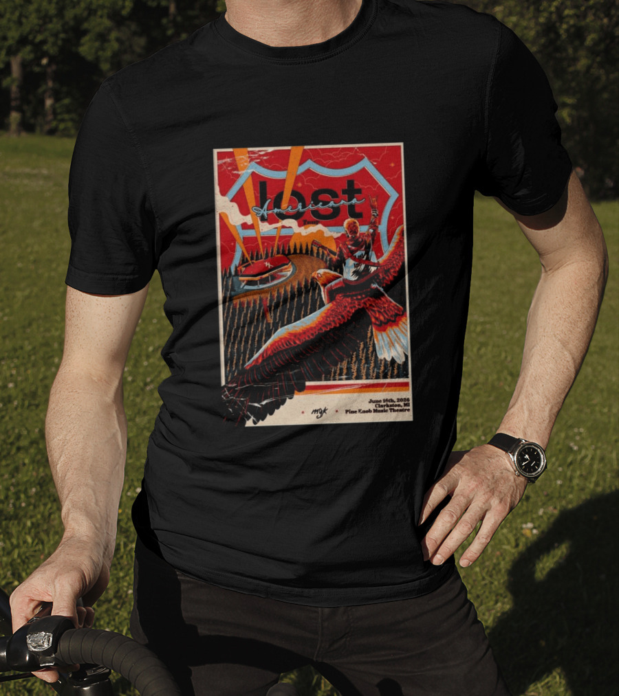 MCK Lost Americana Tour June 16 2026 Clarkston MI Pine Knob Music Theatre T-Shirt