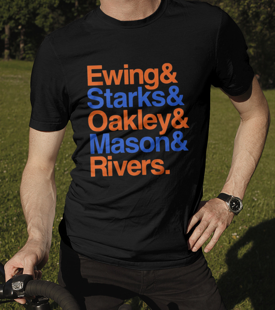 New York Knicks Ewing Starks Oakley Mason Rivers Legends T-Shirt