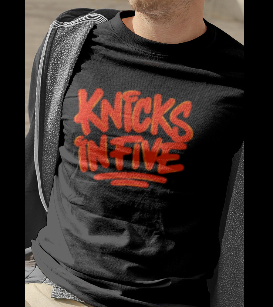Knicks In Five Street Graffiti T-Shirt