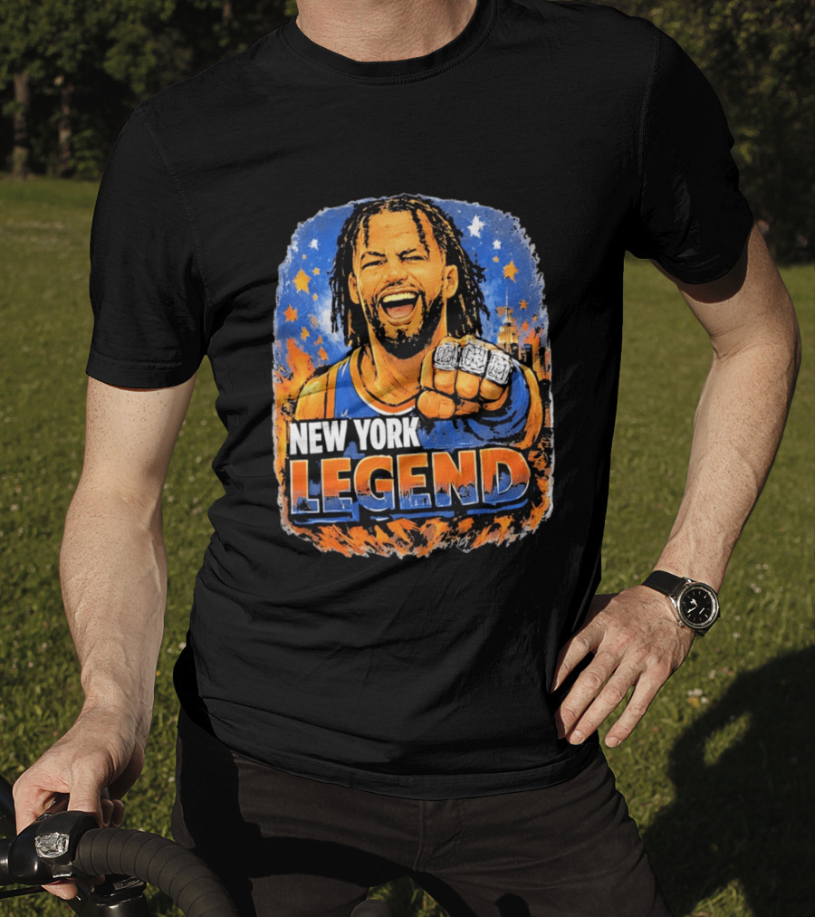 New York Knicks Jalen Brunson Legend Rings T-Shirt
