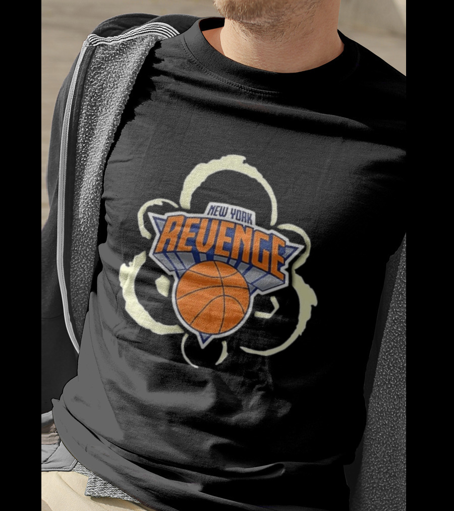 New York Knicks Patrick 33 Revenge Basketball Team 2 Sided T-Shirt