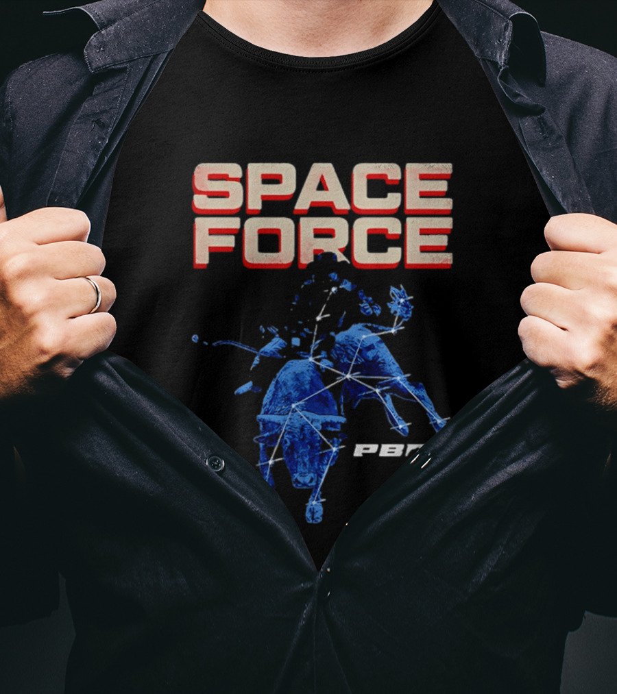 PBR Space Force Bull Rider Online Exclusive T-Shirt