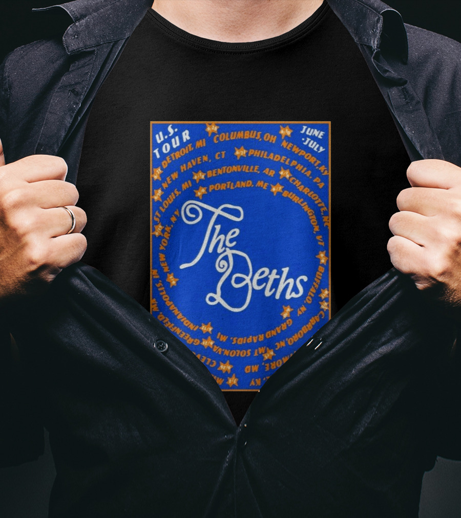 The Beths US Tour 2026 Cities June July With Squirrel Flower T-Shirt
