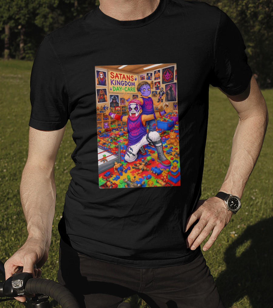 Satan's Kingdom Day Care Kids Cartoon Toys Chaos T-Shirt