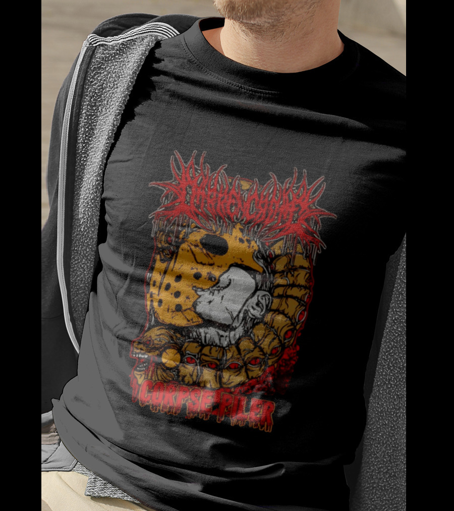 Darren Crowe Corpse Piler Skull And Serpents Hell T-Shirt