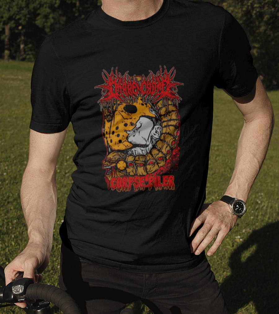 Darren Crowe Corpse Piler Skull And Serpents Hell T-Shirt