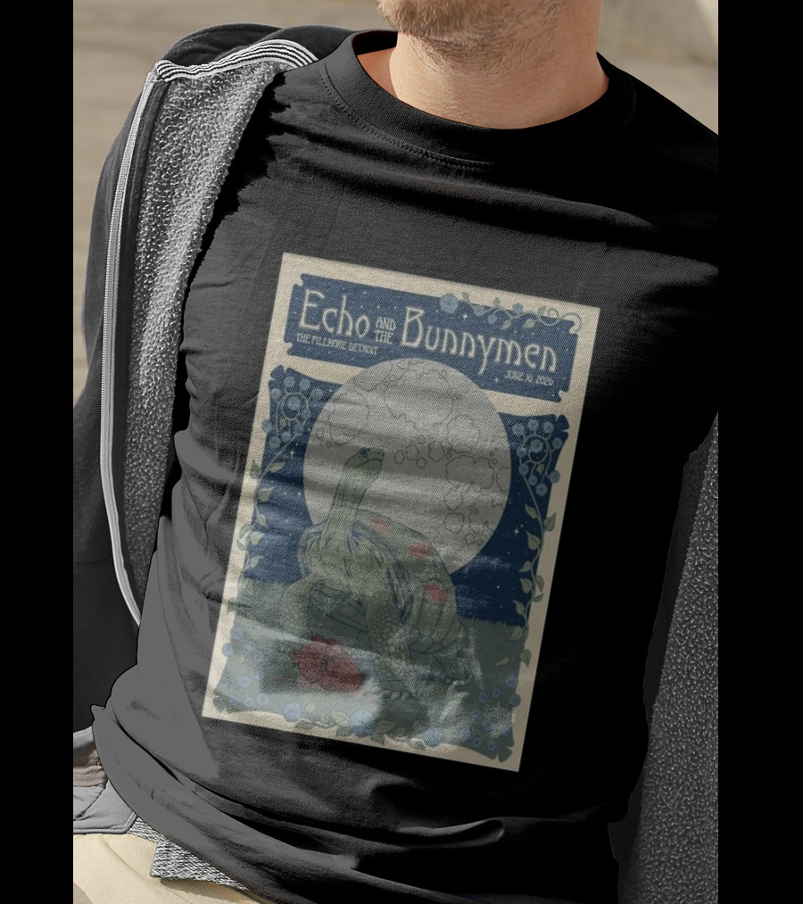 Echo And The Bunnymen The Fillmore Detroit June 16 2026 Turtle Moon T-Shirt