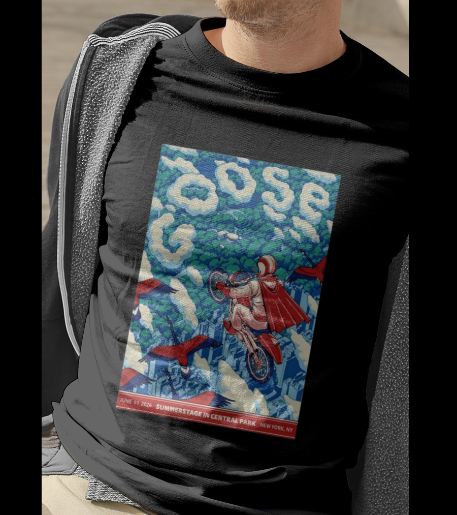 Goose Summerstage Central Park June 21 2026 New York NY T-Shirt
