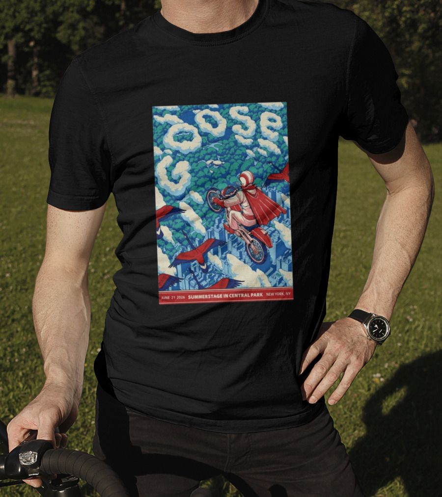 Goose Summerstage Central Park June 21 2026 New York NY T-Shirt