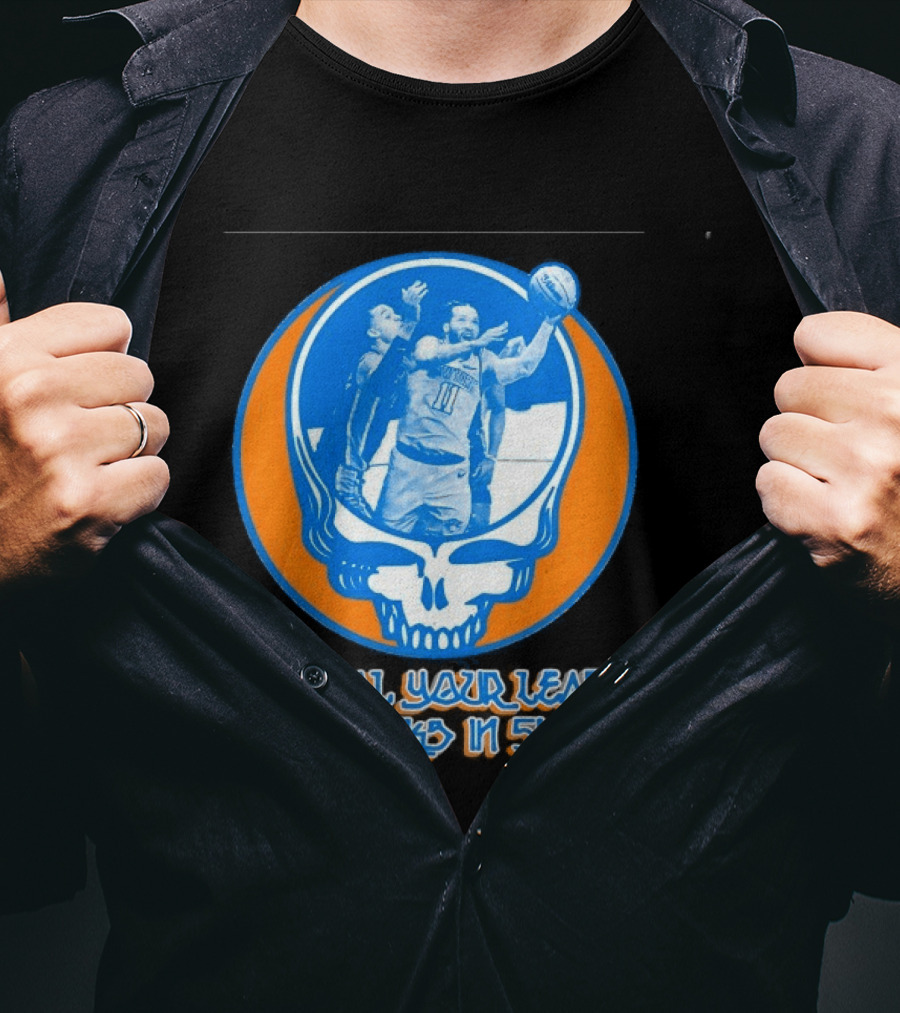 New York Knicks Jalen Brunson Steal Your Lead Knicks In 5 T-Shirt