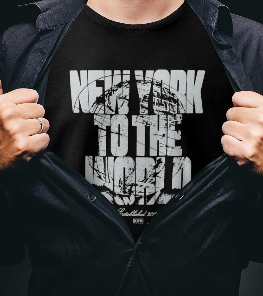 New York To The World Unisphere Vinny Guadagnino Kith Jersey Shore Family Vacation T-Shirt