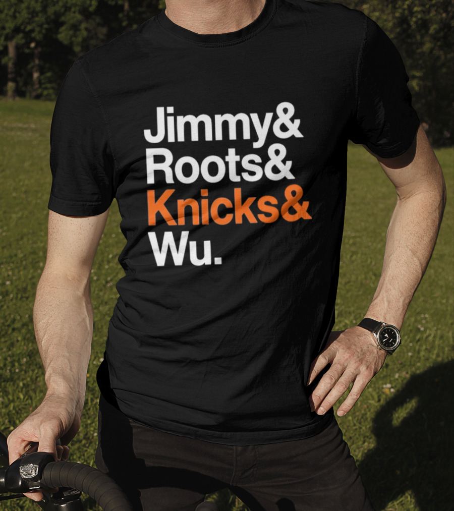 Jimmy And Roots And Knicks And Wu Basketball T-Shirt