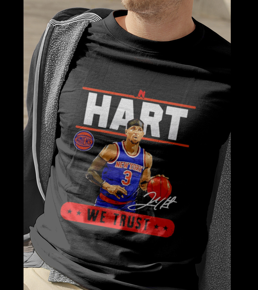 New York Knicks Josh Hart In Hart We Trust Basketball Player T-Shirt