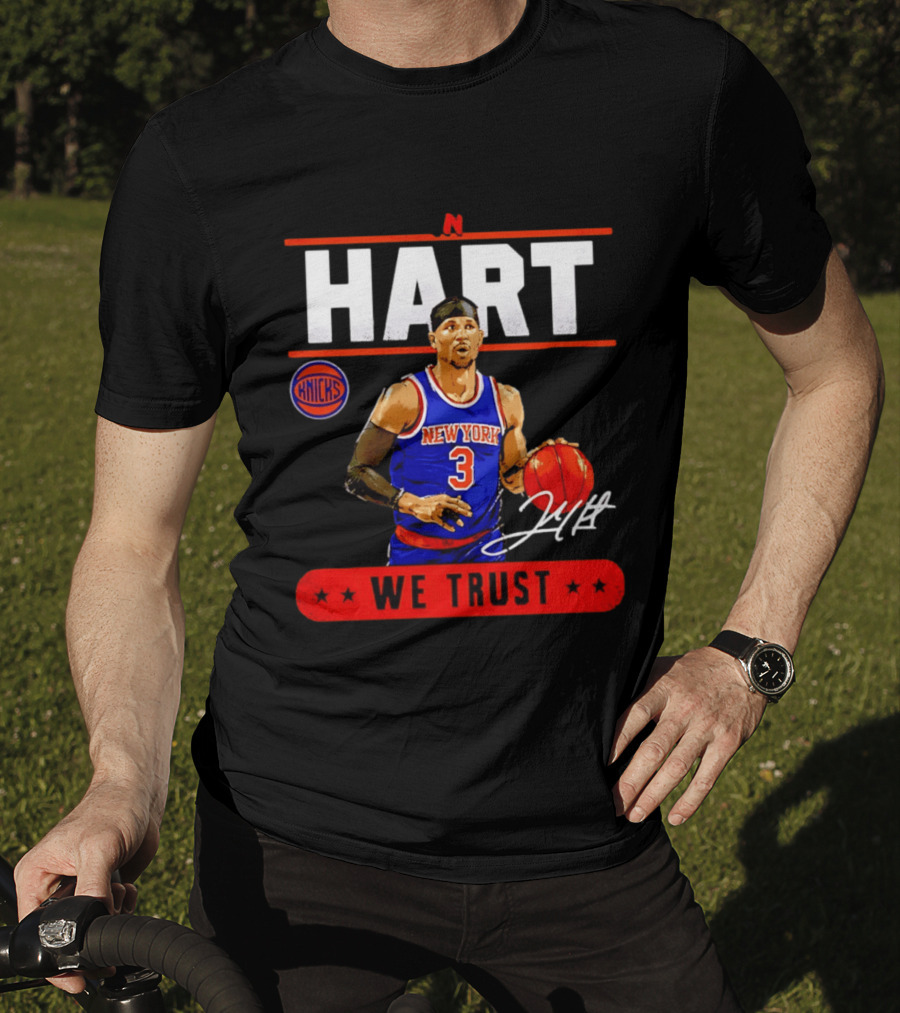 New York Knicks Josh Hart In Hart We Trust Basketball Player T-Shirt