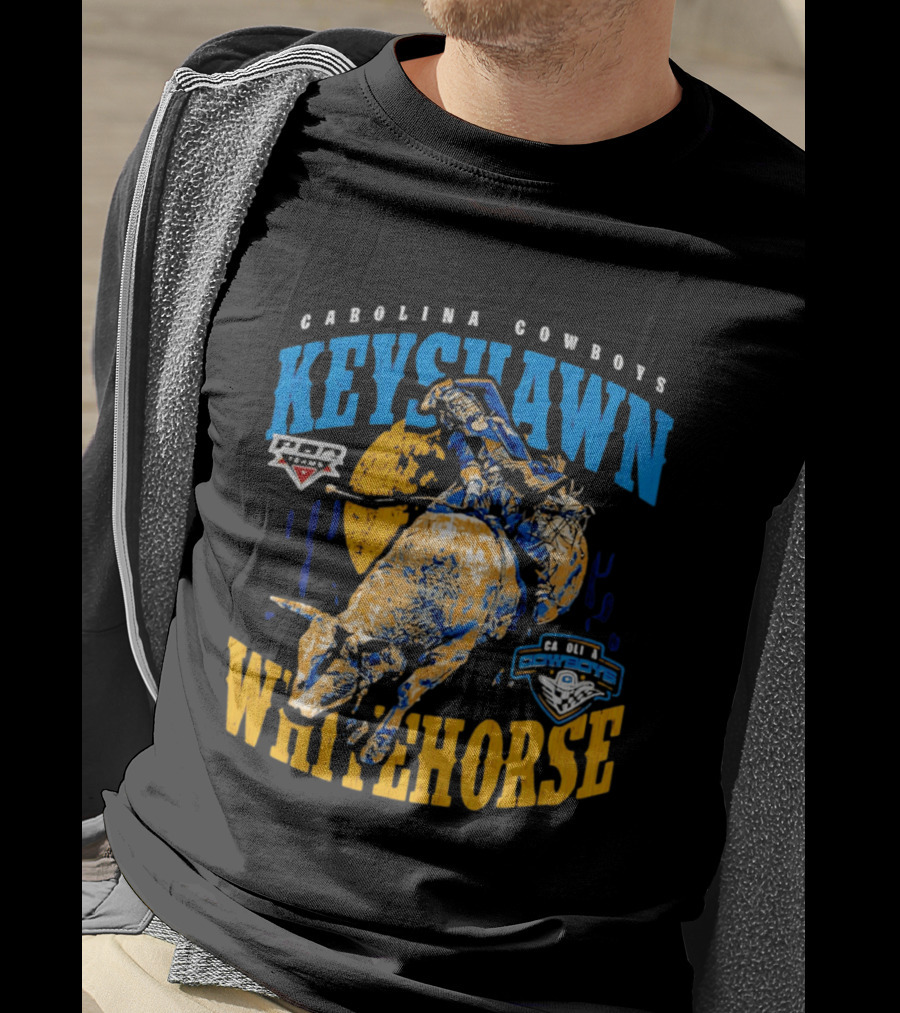 Carolina Cowboys Keyshawn Whitehorse PBR Bull Riding T-Shirt