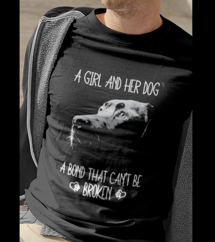 A Girl And Her Dog A Bond That Can't Be Broken Labrador T-Shirt