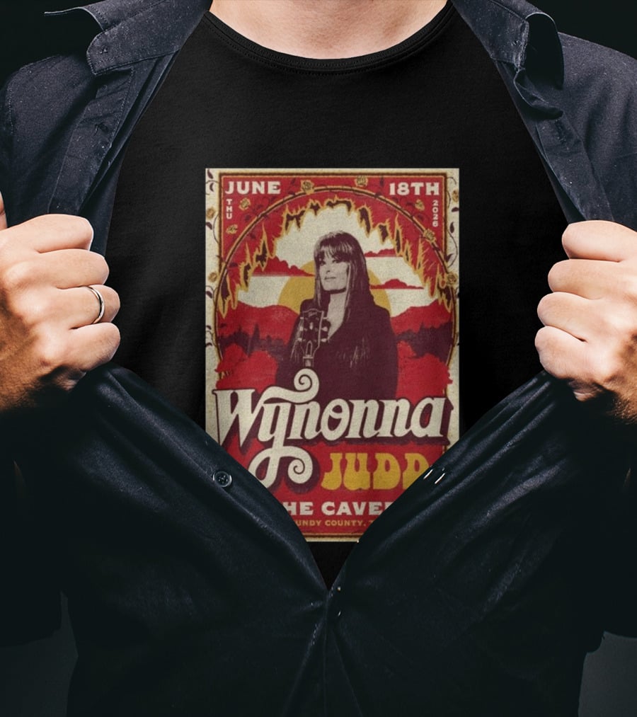 Wynonna Judd June 18 2026 The Caverns Grundy County TN T-Shirt