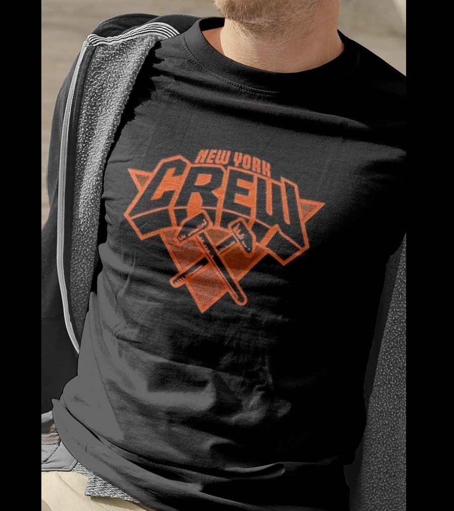 New York Crew Hammer And Wrench 1989 T-Shirt