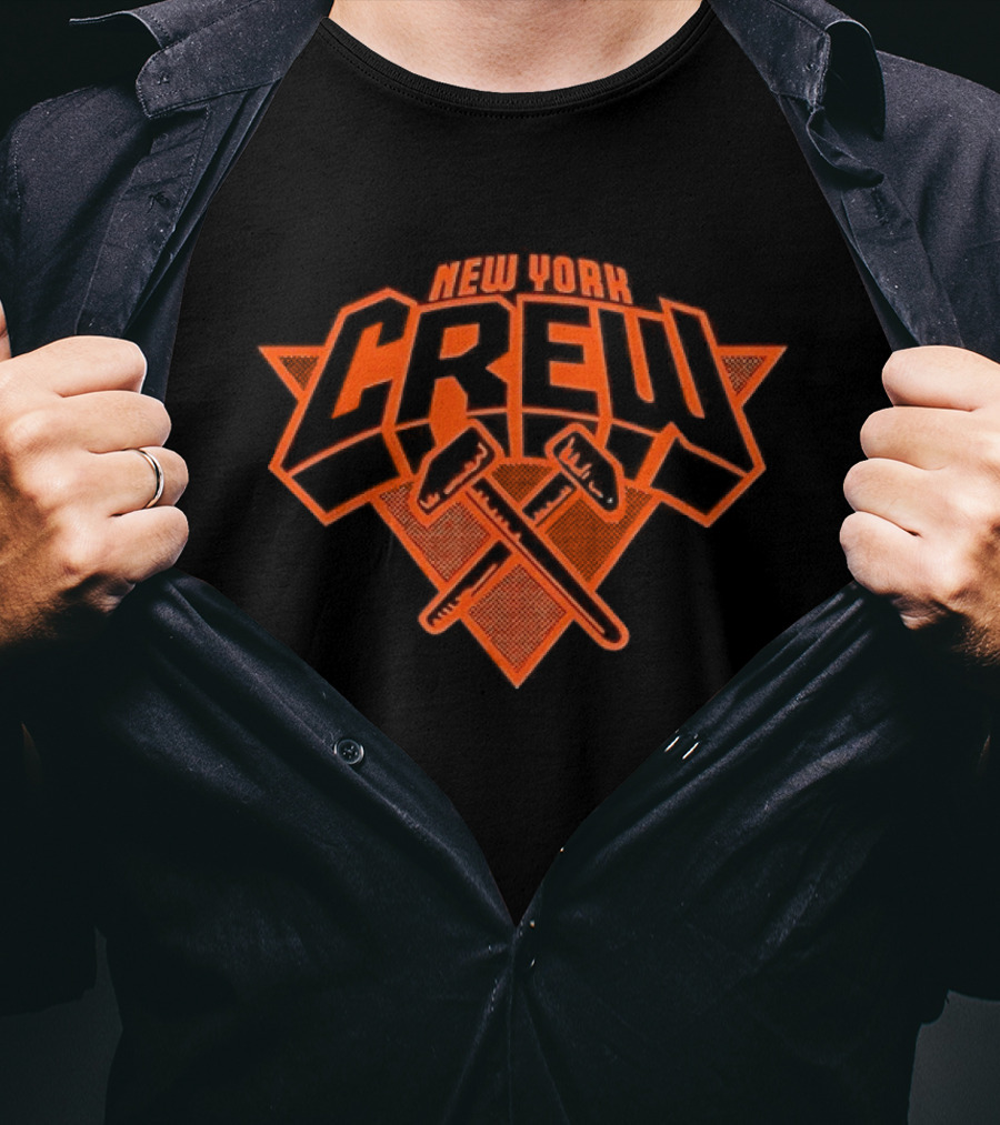 New York Crew Hammer And Wrench 1989 T-Shirt