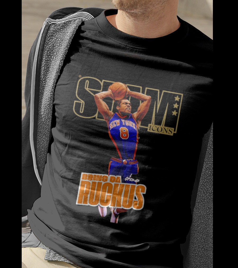 New York Knicks Sprewell SLAM Icons Bring Da Ruckus T-Shirt