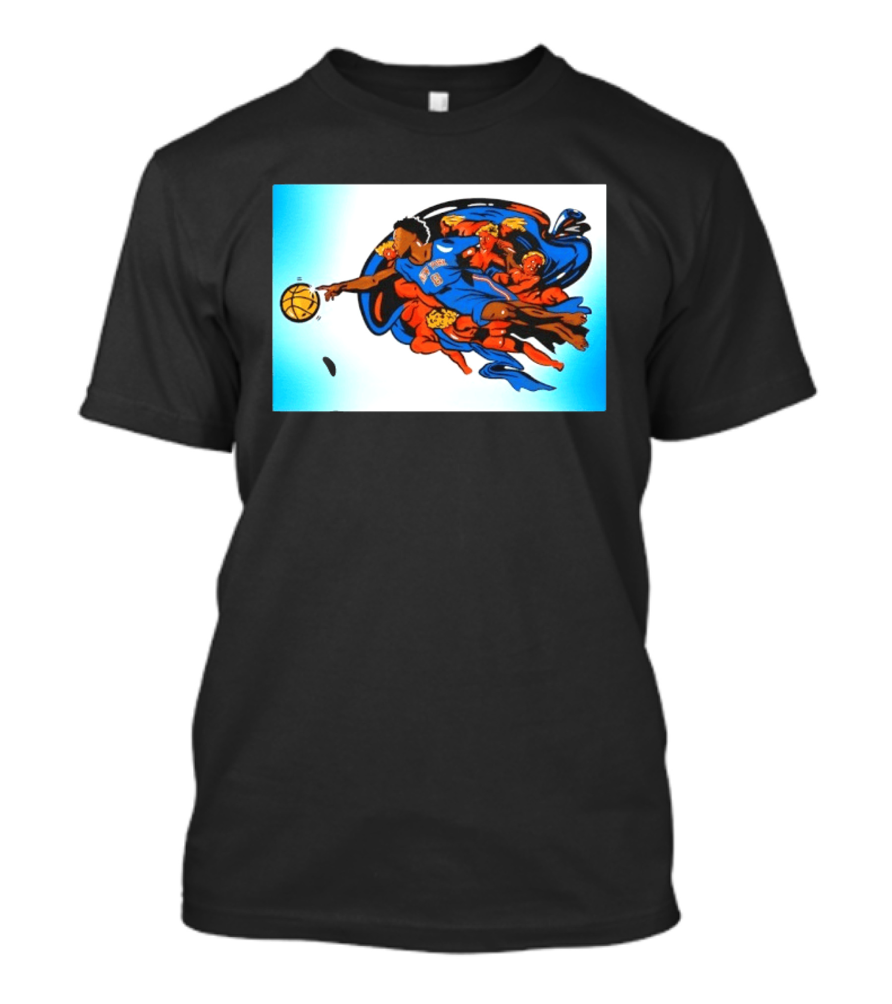 OG Anunoby New York Knicks Creation Of Adam Basketball T-Shirt