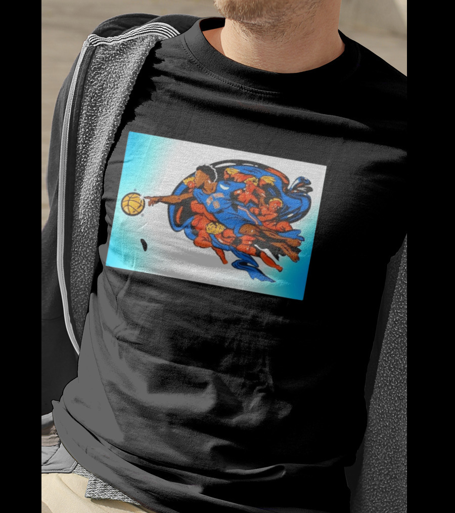 OG Anunoby New York Knicks Creation Of Adam Basketball T-Shirt