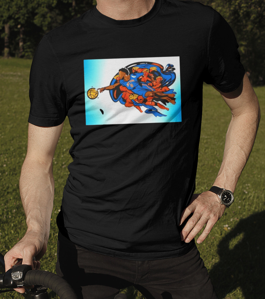 OG Anunoby New York Knicks Creation Of Adam Basketball T-Shirt