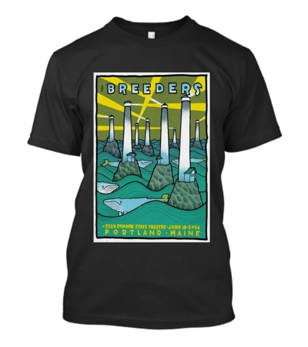 Breeders Sean Solomon State Theatre Portland Maine June 18 2026 T-Shirt