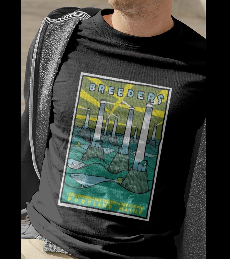 Breeders Sean Solomon State Theatre Portland Maine June 18 2026 T-Shirt