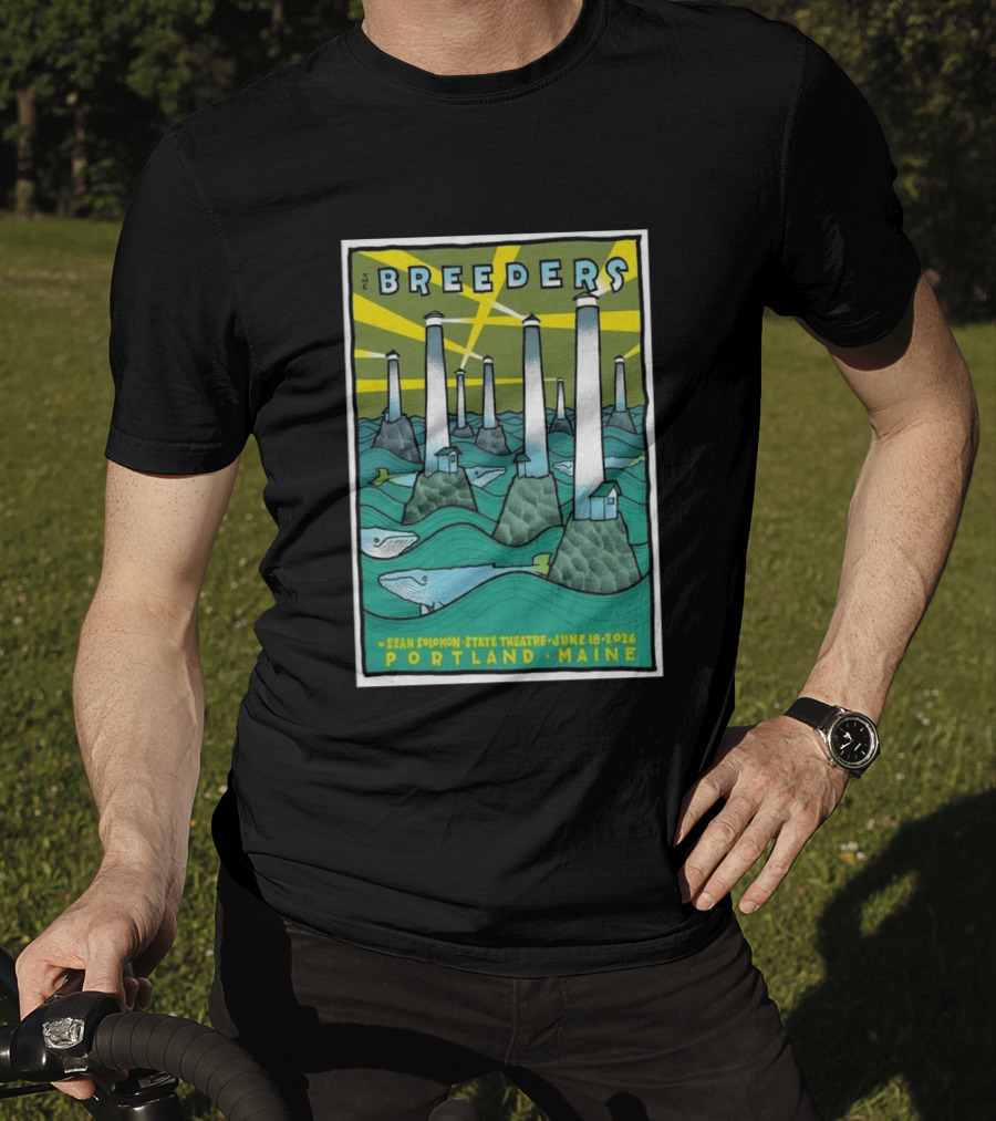 Breeders Sean Solomon State Theatre Portland Maine June 18 2026 T-Shirt