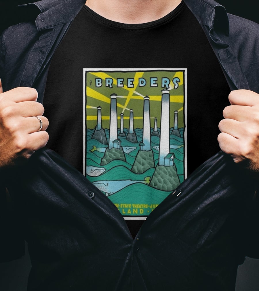 Breeders Sean Solomon State Theatre Portland Maine June 18 2026 T-Shirt