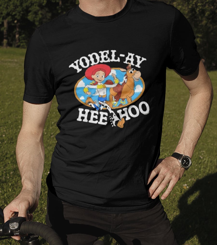 Yodel Ay Hee Hoo Toy Story Jessie And Bullseye Pixar T-Shirt