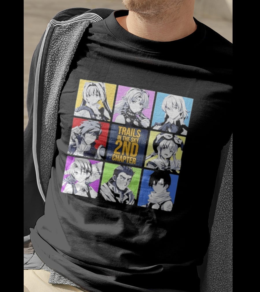 Trails In The Sky 2nd Chapter Main Cast Character Grid T-Shirt
