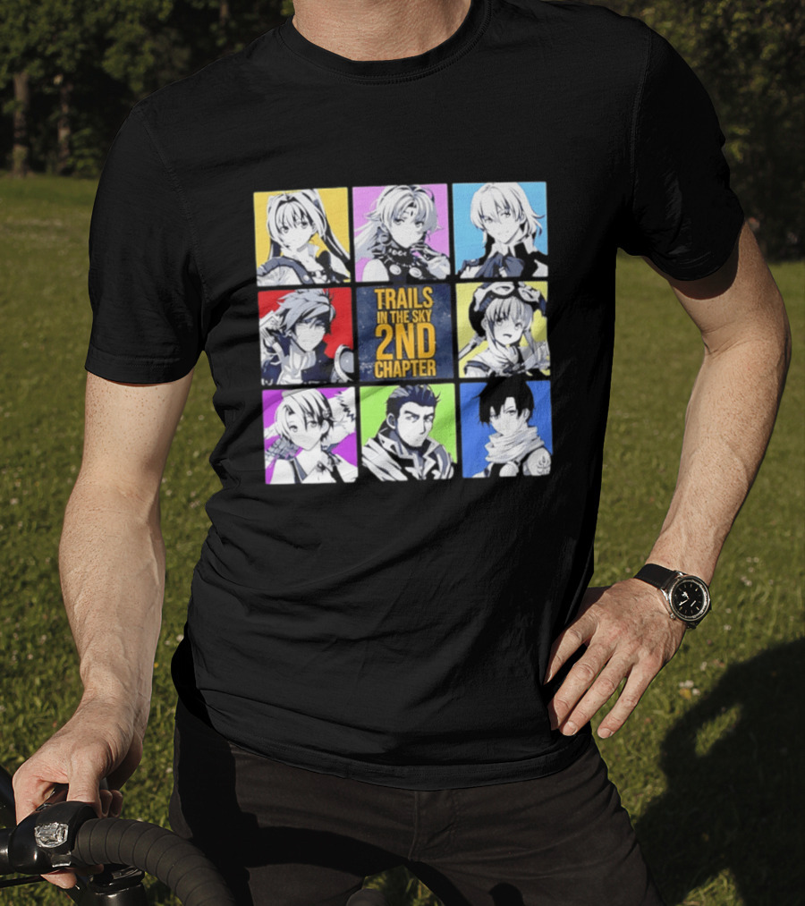 Trails In The Sky 2nd Chapter Main Cast Character Grid T-Shirt
