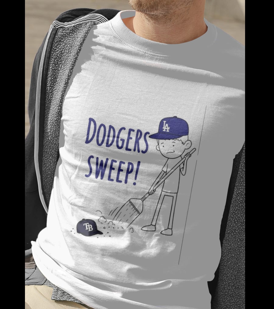 Los Angeles Dodgers Sweep Victory Over Tampa Bay Rays T-Shirt