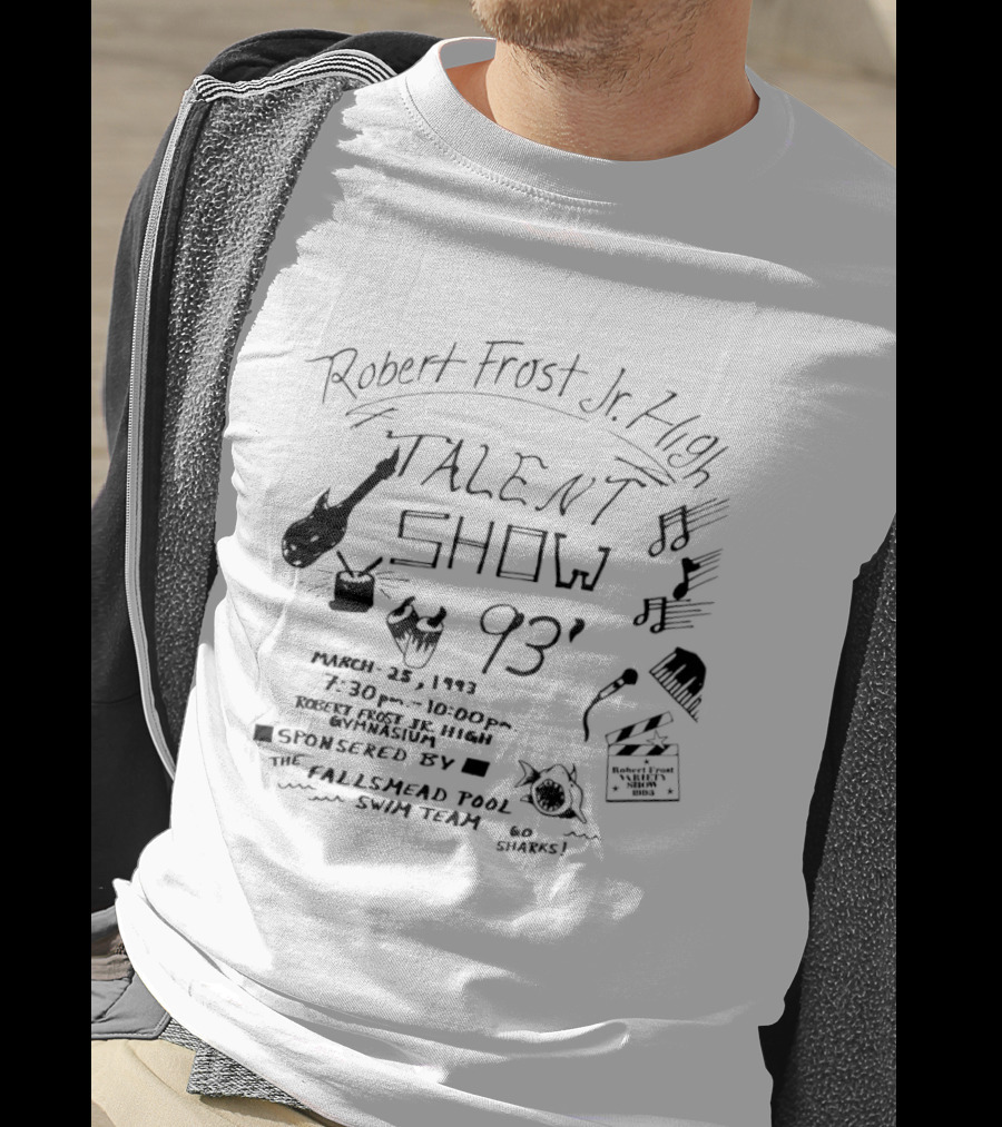 Robert Frost Jr. High Talent Show 1993 Music Performance T-Shirt