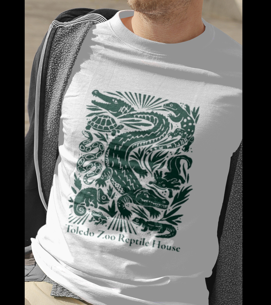 Toledo Zoo Reptile House Alligator Snake Turtle Lizard T-Shirt