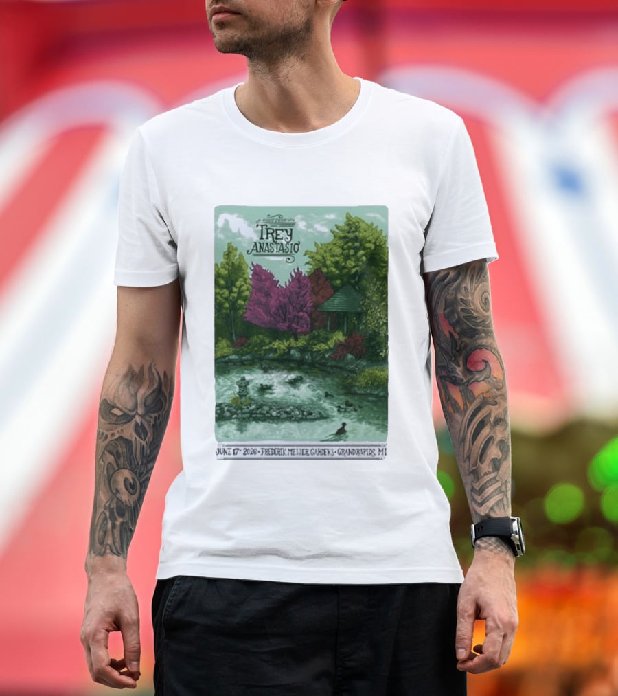 Trey Anastasio June 17 2026 Frederik Meijer Gardens Grand Rapids MI T-Shirt
