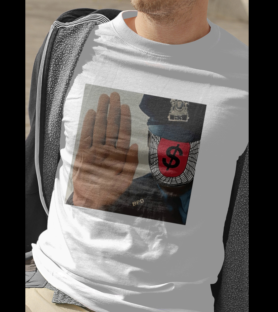 Angel Dust C2tt Album BPD Officer Dollar Symbol Face T-Shirt