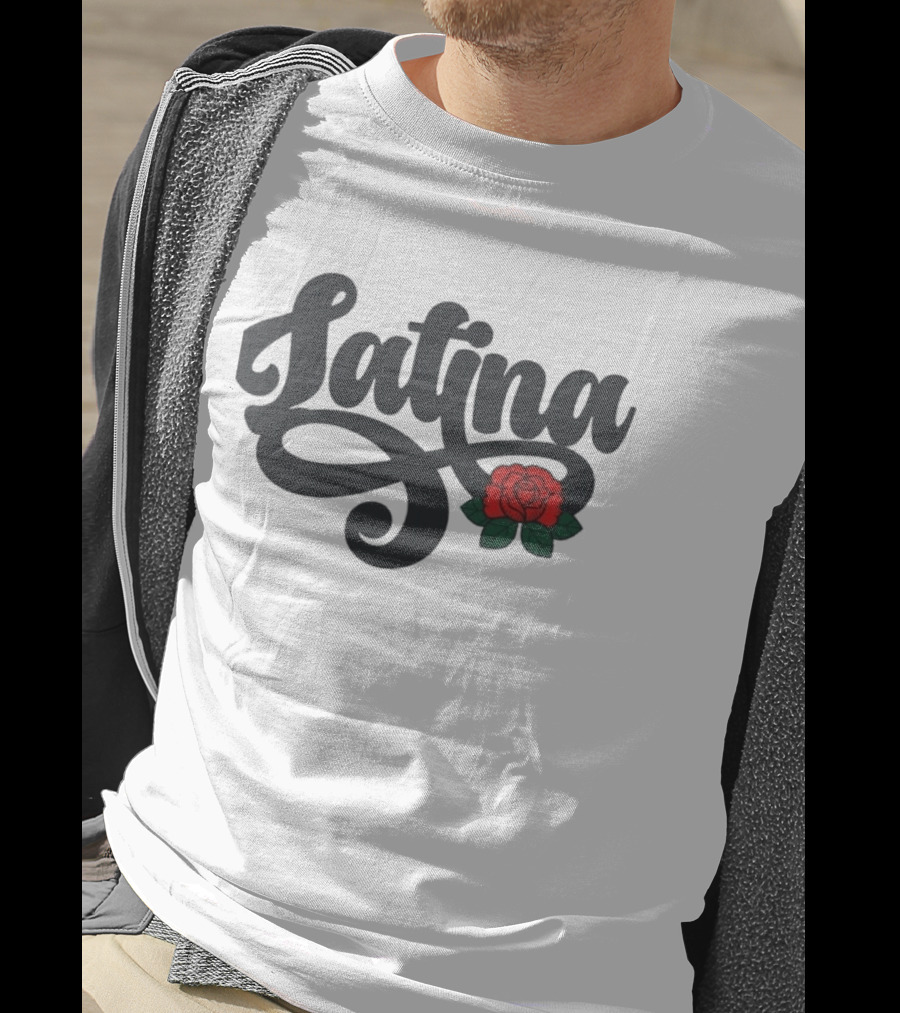 Latina Chingonas Social Club Rose Script T-Shirt