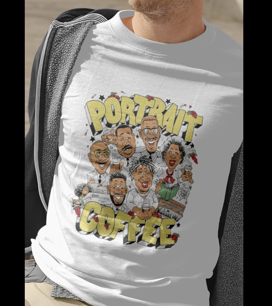 Martin Luther King Jr Civil Rights Leaders Portrait Coffee T-Shirt