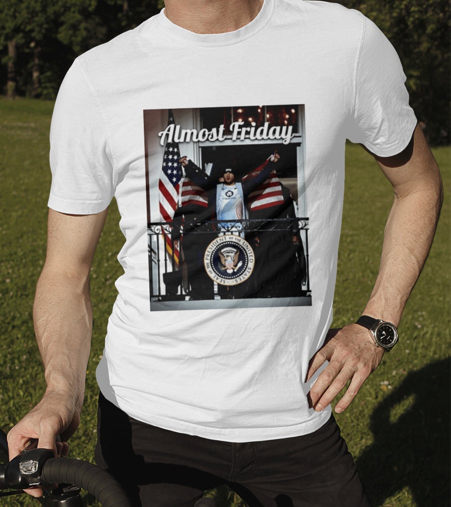 Almost Friday UFC White House Presidential Seal USA Flag T-Shirt