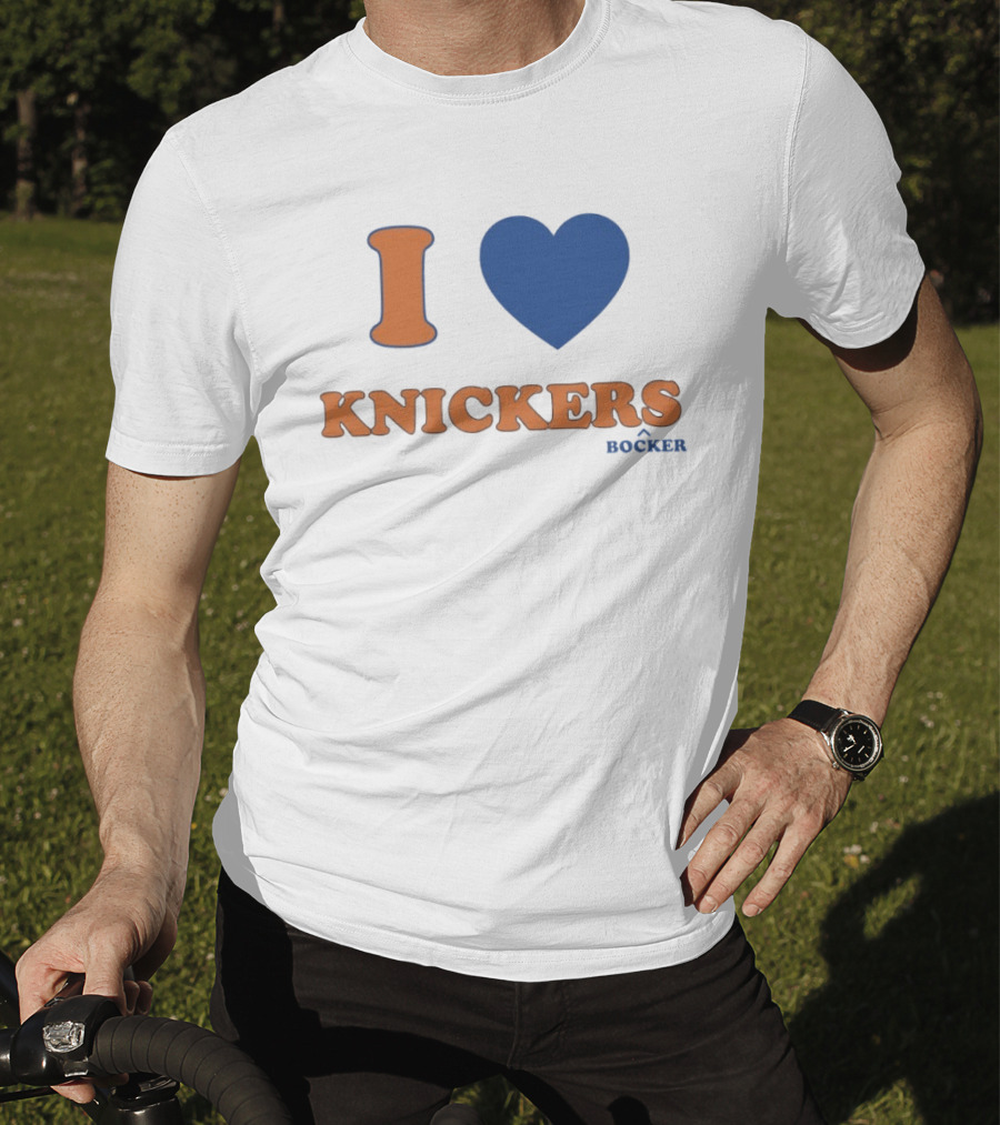 I Love Knicks Knickerbockers New York Basketball T-Shirt