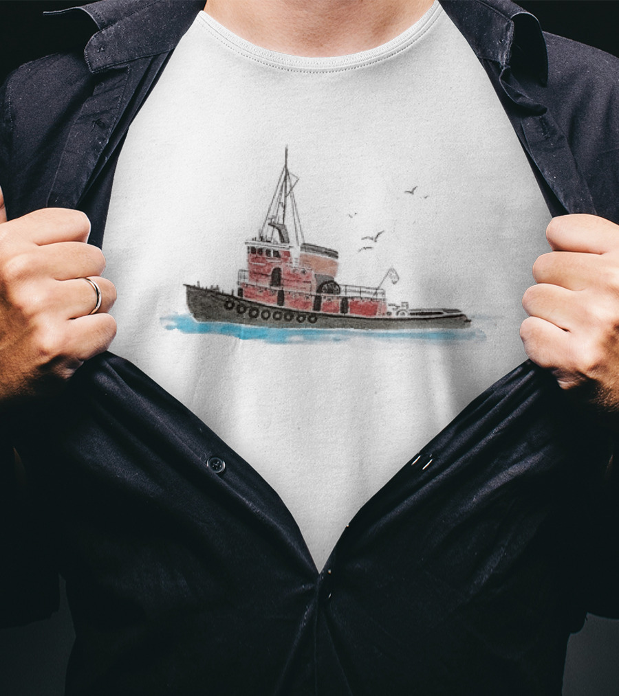 J.Crew Factory Boys' Tugboat Nautical Adventure T-Shirt