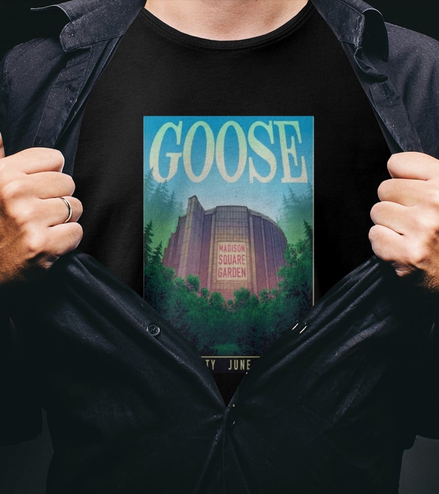 Goose Madison Square Garden New York City June 19 20 2026 T-Shirt