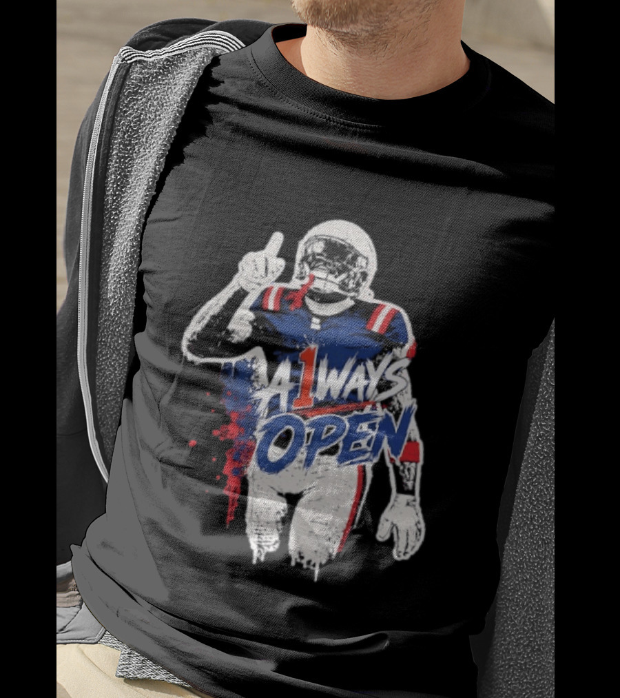 A1ways Open New England Patriots Football Player T-Shirt