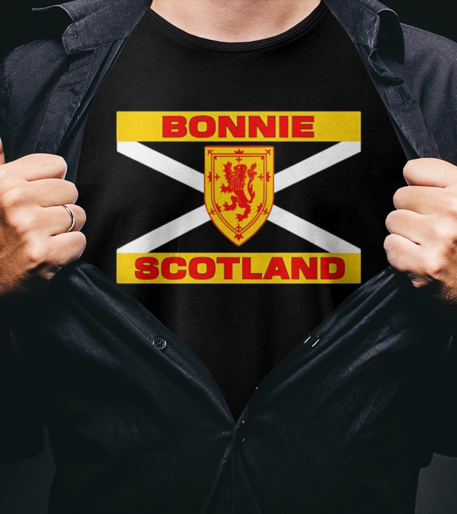 Bonnie Scotland Lion Flag 2026 Scottish Heritage Football T-Shirt