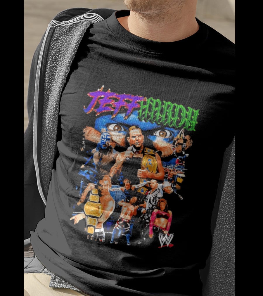 Jeff Hardy WWE Champion Legends Collage T-Shirt